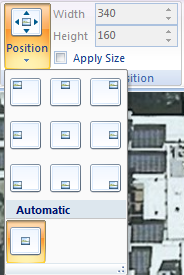 Control the size and position of pop-up windows