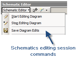 Editing session commands