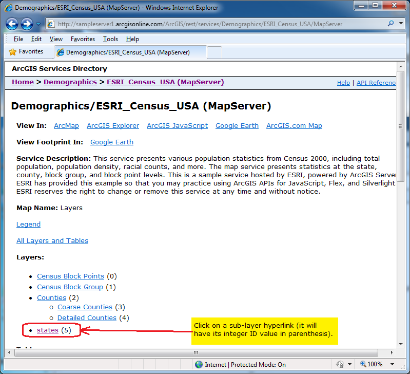 Using the ArcGIS Service Directory Diagram 3.